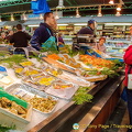 Fish stall at Marché des Enfants Rouges